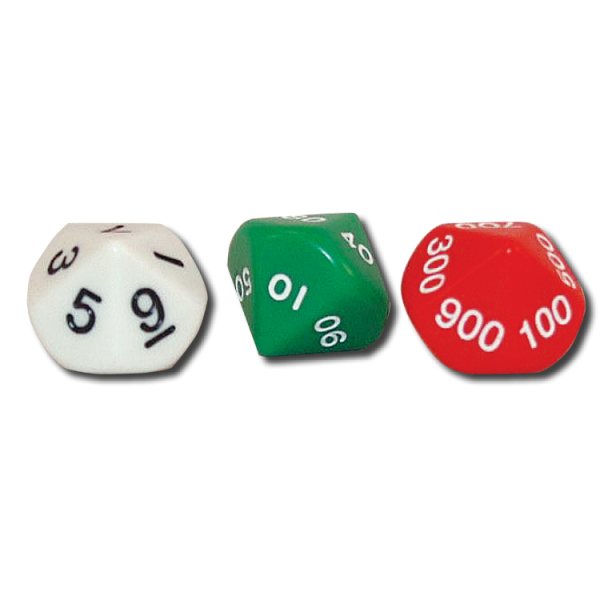 DICE: PLACE VALUE 10 SIDED ASSORTED