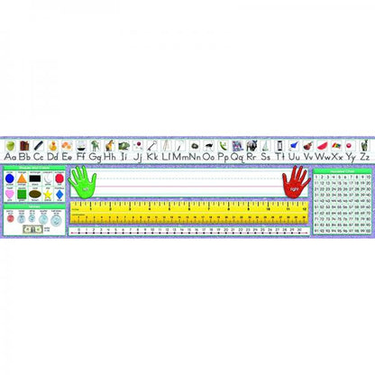 DESK PLATES: PRIMARY/TRADITIONAL MANUSCRIPT HUNDRED CHART