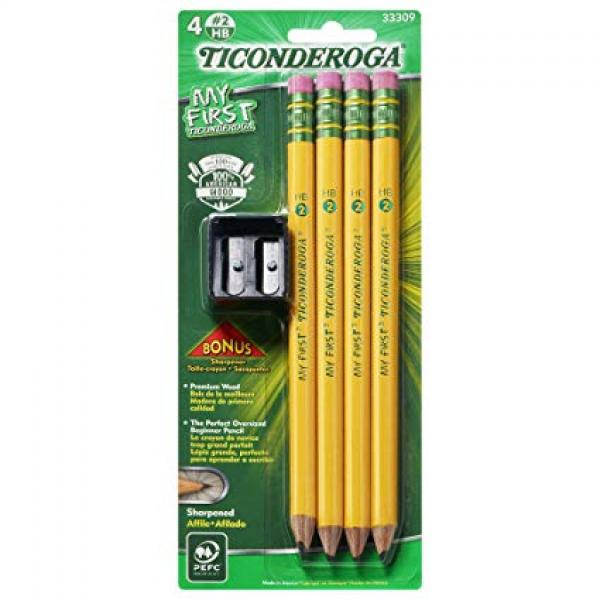 PENCILS: MY FIRST TICONDEROGA WITH SHARPENER