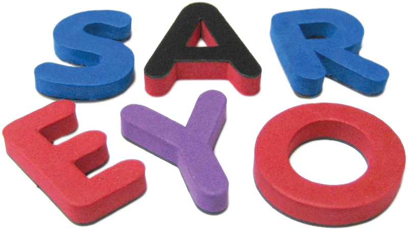 MAGNETIC FOAM SMALL UPPERCASE LETTERS
