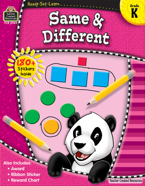 READY SET LEARN: SAME & DIFFERENT GRADE K