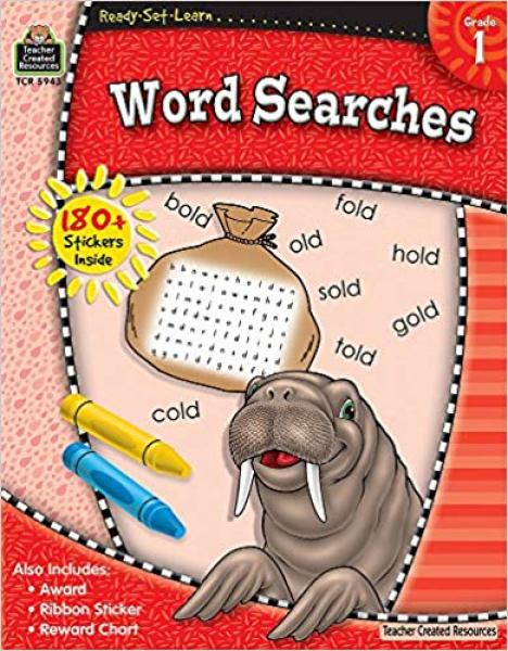READY SET LEARN: WORD SEARCHES GRADE 1