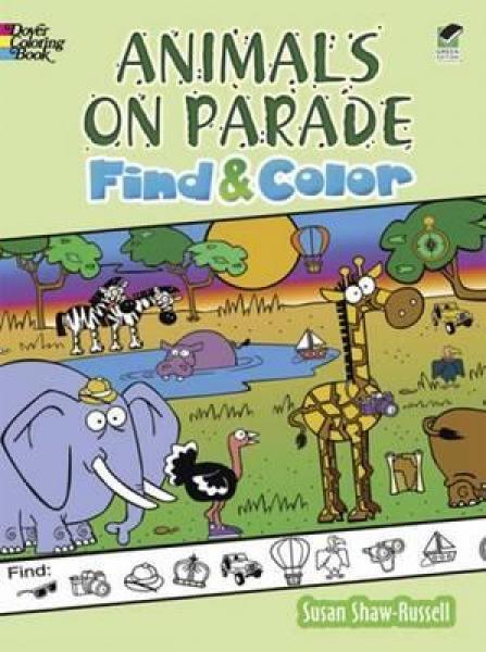 COLORING BOOK: ANIMALS ON PARADE