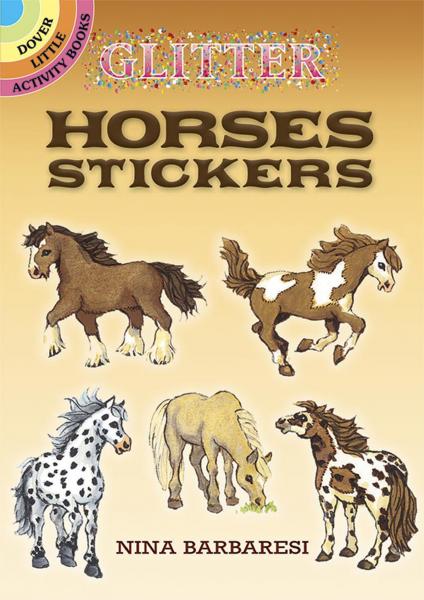 LITTLE ACTIVITY BOOK: GLITTER STICKERS HORSES
