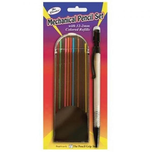 MECHANICAL PENCIL WITH 12 COLOR REFILLS