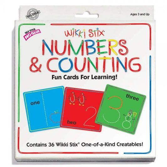 WIKKI STIX NUMBERS AND COUNTING CARDS