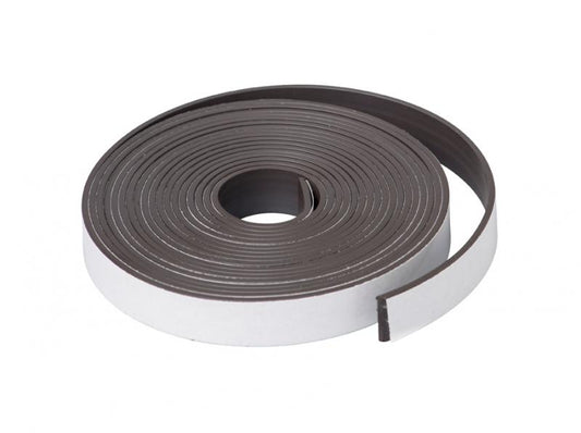 MAGNET: 1/2" X 10' STRIP WITH ADHESIVE