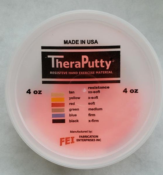 THERAPUTTY: RED SOFT 4OZ
