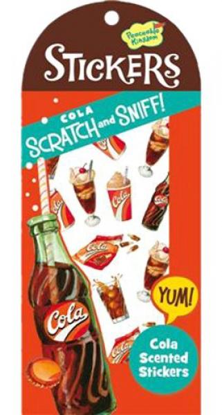 SCRATCH AND SNIFF STICKERS: COLA