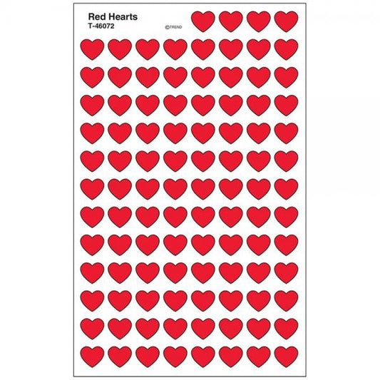 STICKERS: RED HEARTS