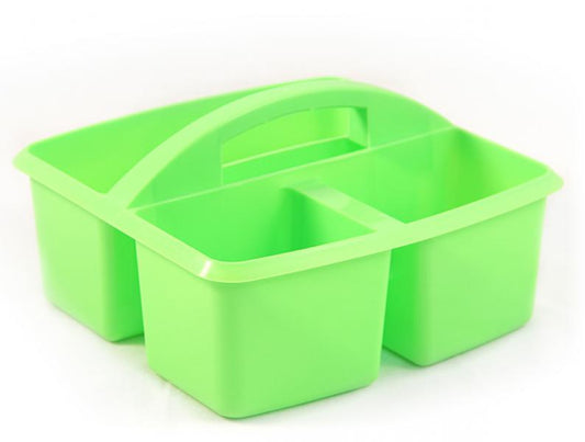 SMALL UTILITY CADDY: LIME GREEN