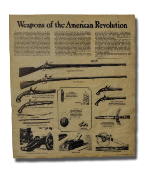 HISTORICAL DOCUMENT: WEAPONS OF AMERICAN REVOLUTION