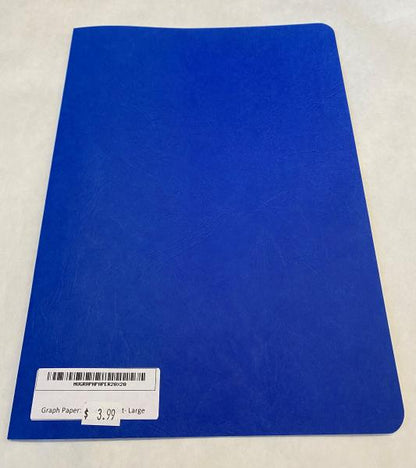 GRAPH PAPER: BLUE BOOKLET LARGE SQUARES
