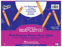 HANDWRITING PAPER PICTURE STORY TABLET 40 SHEETS GRADE 1-3