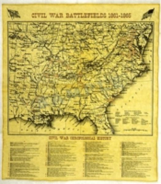HISTORICAL DOCUMENT: #10-CIVIL WAR BATTLEFIELD MAP