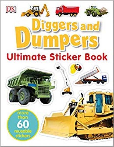 DK ULTIMATE STICKER BOOK: DIGGERS & DUMPERS