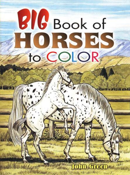COLORING BOOK: BIG BOOK OF HORSES