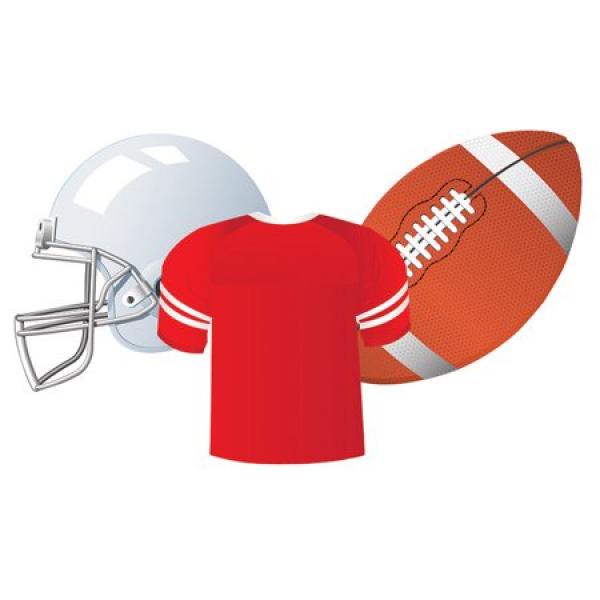 CUT-OUTS: FOOTBALL ASSORTED