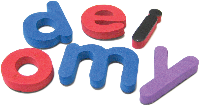 MAGNETIC FOAM SMALL LOWERCASE LETTERS