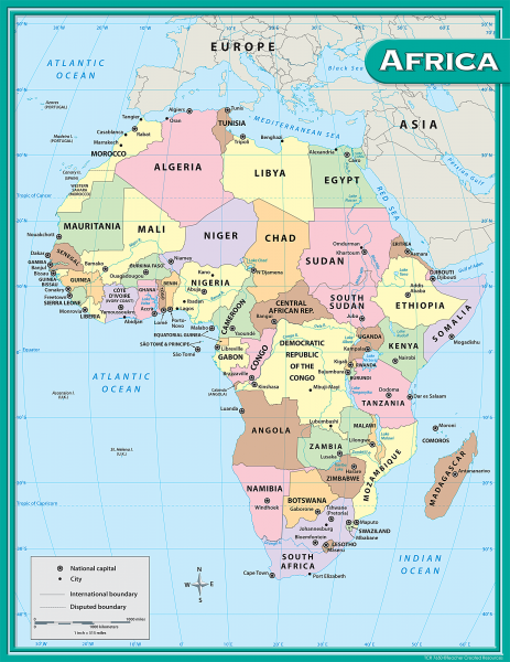 CHART: AFRICA MAP