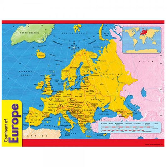 CHART: CONTINENT OF EUROPE