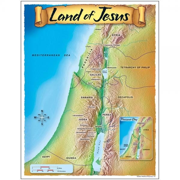 CHART: LAND OF JESUS
