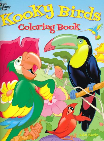COLORING BOOK: KOOKY BIRDS