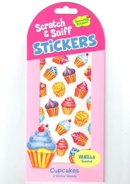 SCRATCH AND SNIFF STICKERS: CUPCAKES VANILLA