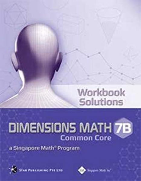 DIMENSIONS MATH 7B WORKBOOK SOLUTIONS