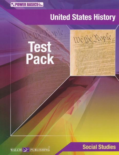 POWER BASICS: UNITED STATES HISTORY TEST PACK