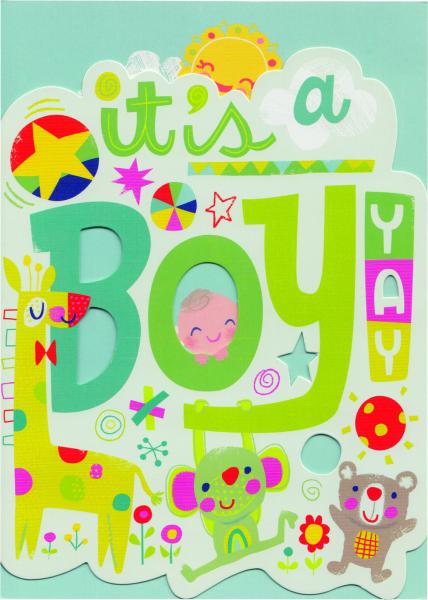 GREETING CARD: IT'S A BOY