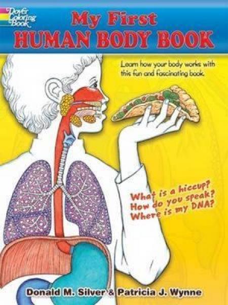 MY FIRST HUMAN BODY BOOK COLORING BOOK