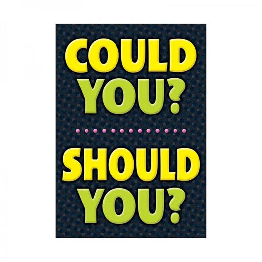 POSTER: COULD YOU? SHOULD YOU?
