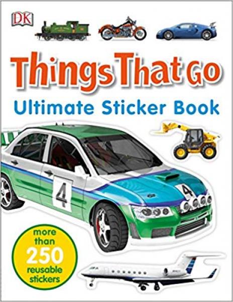 DK ULTIMATE STICKER BOOK: THINGS THAT GO