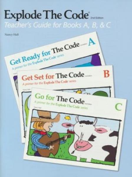 EXPLODE THE CODE TEACHER'S GUIDE BOOKS A, B, & C