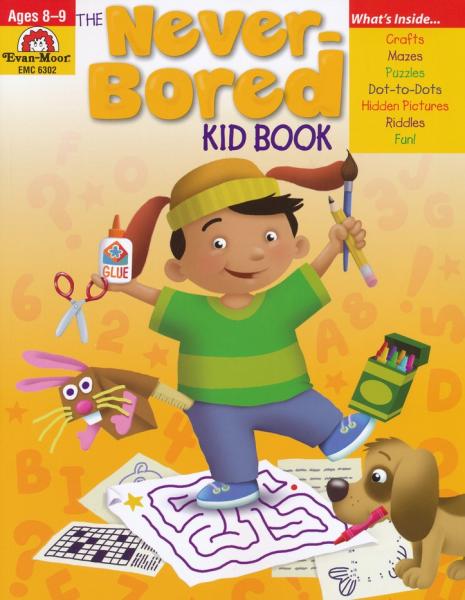 THE NEVER-BORED KID BOOK: AGES 8-9