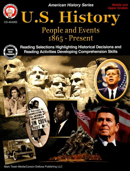U.S. HISTORY PEOPLE & EVENTS 1865-PRESENT