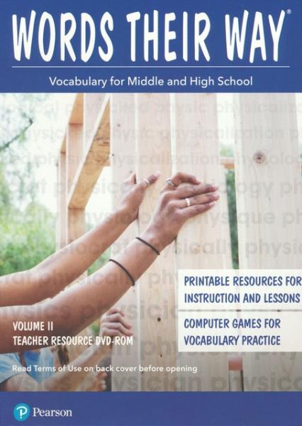 WORDS THEIR WAY: VOCABULARY VOLUME 2 MIDDLE/HIGH SCHOOL