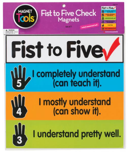 MAGNETS: FIST TO FIVE CHECK