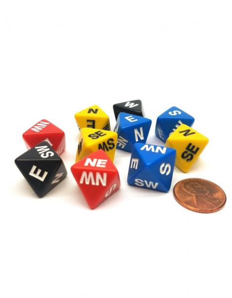 DICE: COMPASS 8 SIDED
