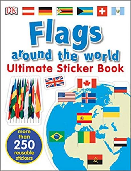 DK ULTIMATE STICKER BOOK: FLAGS AROUND THE WORLD