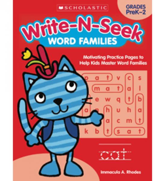 WRITE-N-SEEK WORD FAMILIES