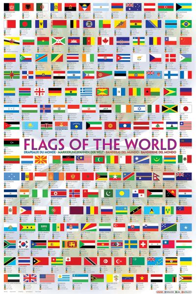 POSTER: #13 - FLAGS OF THE WORLD