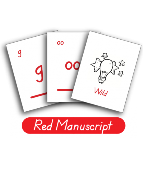 PHONOGRAM GAME CARDS: MANUSCRIPT RED
