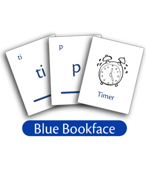 PHONOGRAM GAME CARDS: BOOKFACE BLUE