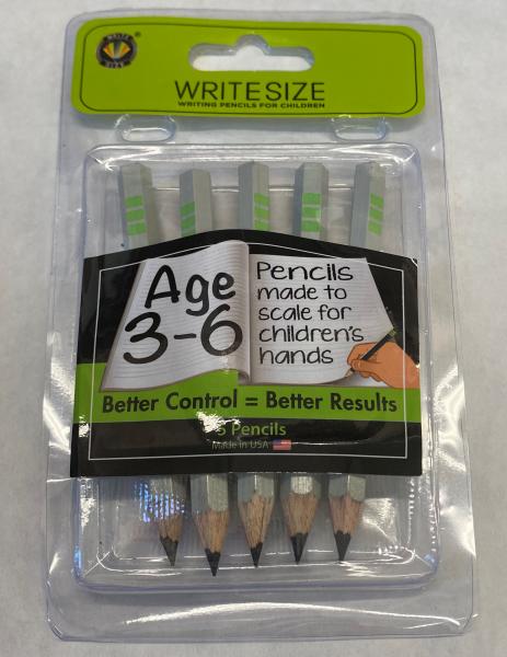 WRITE SIZE PENCIL: GREEN AGES 3-6