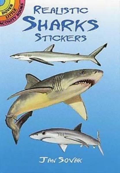 LITTLE ACTIVITY BOOK: REALISTIC SHARKS STICKERS