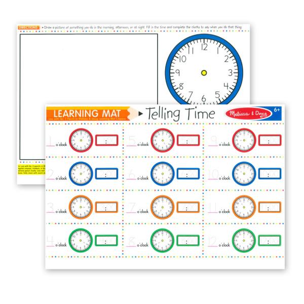 LEARNING MAT: TELLING TIME
