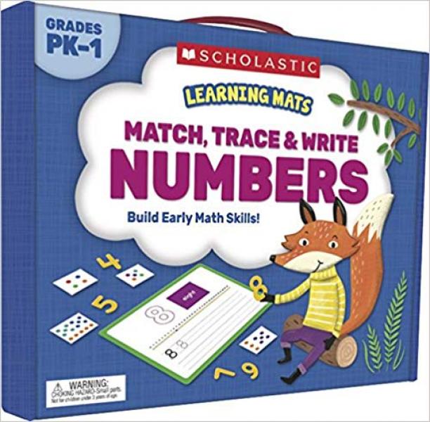 LEARNING MATS: MATCH, TRACE & WRITE NUMBERS