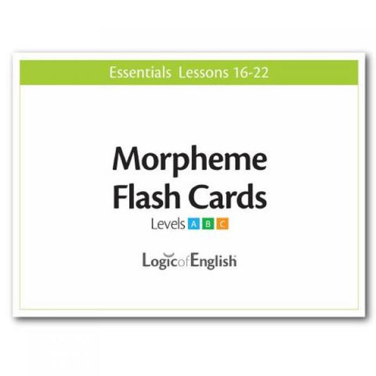 ESSENTIALS MORPHEME FLASH CARDS 16-22